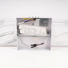 Oprawa Zwieszana V-TAC 48W LED Ściemnialna Biała VT-7909 4000K 5150lm