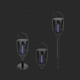 Lampa Hybrydowa Solarna Owadobójcza V-TAC 3w1 1000V Ładowanie USB-C VT-3215