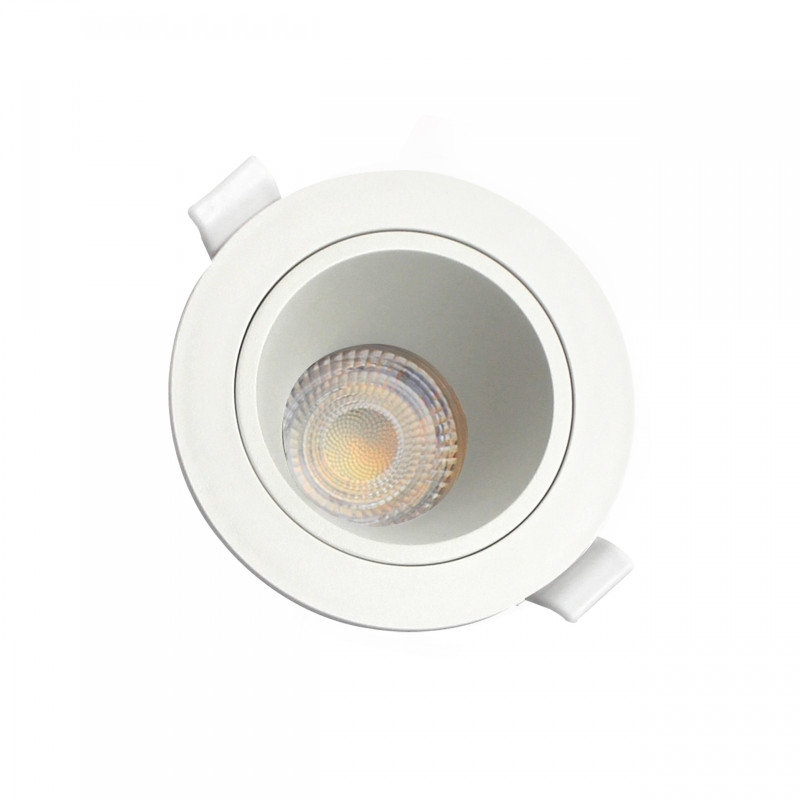 FIALE CORE ANTI-GLARE GU10 OCZKO GU10 IP20 FI95X46MM BIAŁY OKRĄGŁA