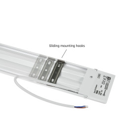 VIGA LINIOWA 900mm 20W WW 230V 120st IP20 76x900x26mm BIAŁY