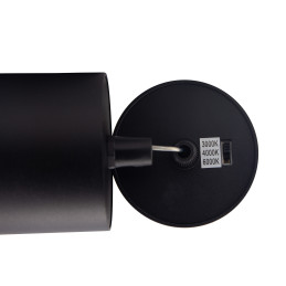 HANGIT MULTIWAY M 11W CCT 230V 30° IP20 74X300BAZA 75X100 CZARNY,REGULOWANA WYSOKOŚĆ, 5 LAT