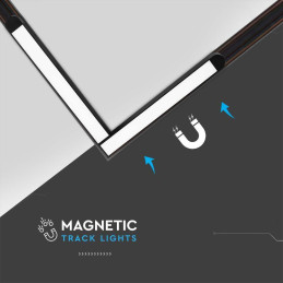 Oprawa szynosystem magnetyczny 48V V-TAC 25W LED 82st VT-42025 4000K 2850lm 3 lata gwarancji