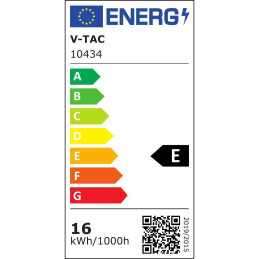 Oprawa ścienna elewacyjna LED linia V-TAC 16W IP65 antracyt 100cm VT-1176 3000K 2035lm