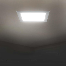 Panel LED V-TAC wpuszczany premium downlight 18W kwadrat 220x220 VT-61018 3000K 1850lm