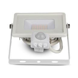 Projektor LED V-TAC 20W SAMSUNG CHIP czujnik ruchu funkcja cut-OFF biały VT-20-S-B 3000K 1600lm 5 lat gwarancji