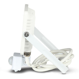 Projektor LED V-TAC 20W SAMSUNG CHIP czujnik ruchu funkcja cut-OFF biały VT-20-S-B 3000K 1600lm 5 lat gwarancji
