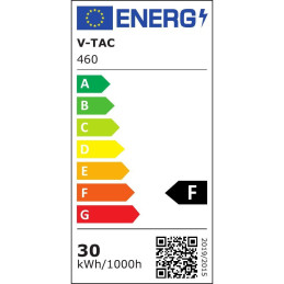 Projektor LED V-TAC 30W SAMSUNG CHIP czujnik ruchu funkcja cut-OFF czarny VT-30-S-B 3000K 2400lm 5 lat gwarancji