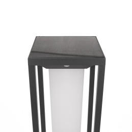 Słupek Ogrodowy Solarny V-TAC 4W LED SAMSUNG CHIP Szary 2-funkcje IP65 VT-66 3000K 280lm 3 Lata Gwarancji
