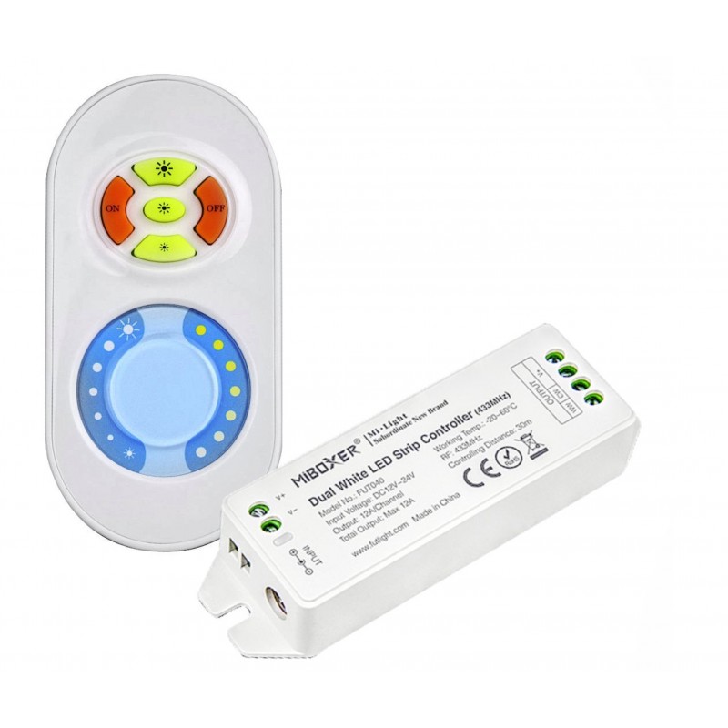 Zestaw Pilot + Kontroler LED CCT 12A MiLight FUT040