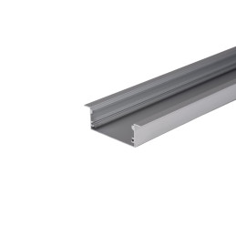 Profil aluminiowy anodowany wpuszczany 20x50mm V-TAC 2mb klosz mleczny VT-8207