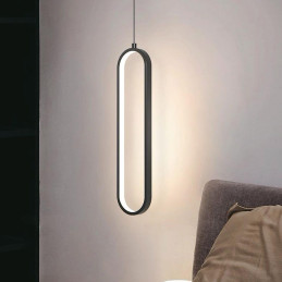 Oprawa zwieszana V-TAC 13W LED czarna VT-7829 3000K 1500lm